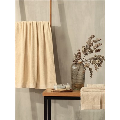 Полотенце махровое LoveLife Natural beige, 100×150 см, 100% хлопок
