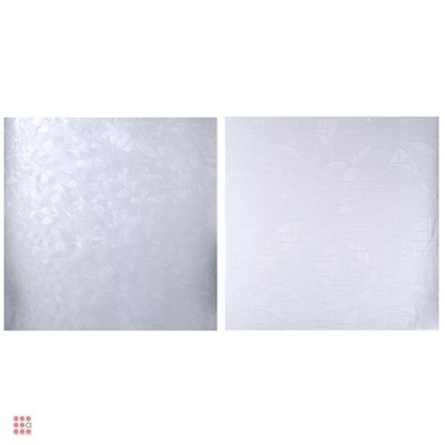 Пленка на стекло статическая в рулоне "Сияние", 2 дизайна 3D, 45х200см, ПВХ