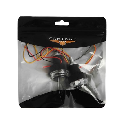 Подсветка на руль Cartage, 12 В, провод 25 см, набор 2 шт.