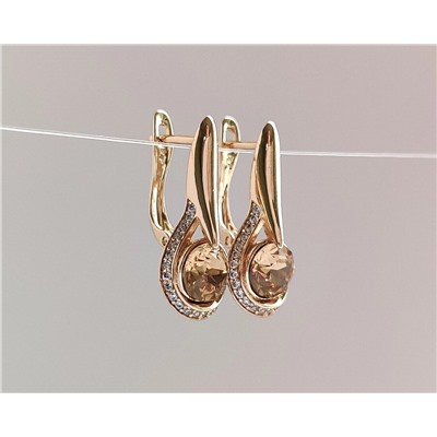 Серьги с кристаллами Swarovski