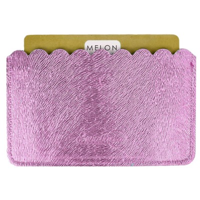 Чехол для пластиковых карт "ДИСКО РОЗОВЫЙ" 2 отделения 60х105 мм 48399 Феникс