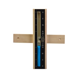 Часы песочные для бани и сауны, 15 мин, деревянные, алюминий, сосна