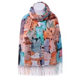 Палантин CY2593 Кошки