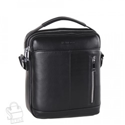 Сумка мужская кожаная 811-2BSH black Heanbag
