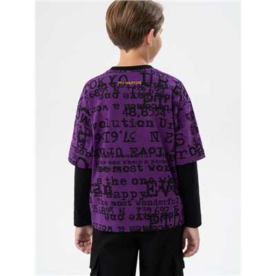 Джемпер трикотажный для мальчиков (футболка с длинными рукавами)