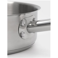 Сковорода-сотейник Hanna Knövell, 4.4 л, d=28 см, h=7.5 см, толщина стенки 0.6 мм, индукция, нержавеющая сталь