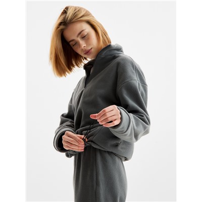 Костюм женский (анорак, брюки) MINAKU: Fleece Soft, размер 46, цвет графит