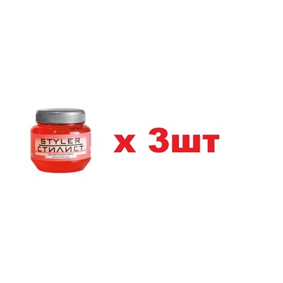 Styler Гель для волос сильной фиксации 250мл 3шт