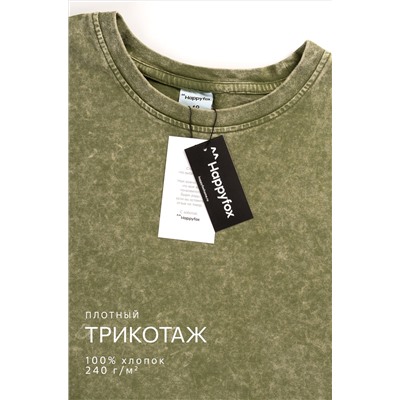 Мужской лонгслив оверсайз Happyfox