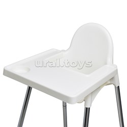 Стульчик для кормления, с разборными ножками, белый
