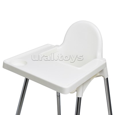 Стульчик для кормления, с разборными ножками, белый