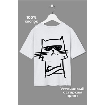 Детская футболка оверсайз Happyfox