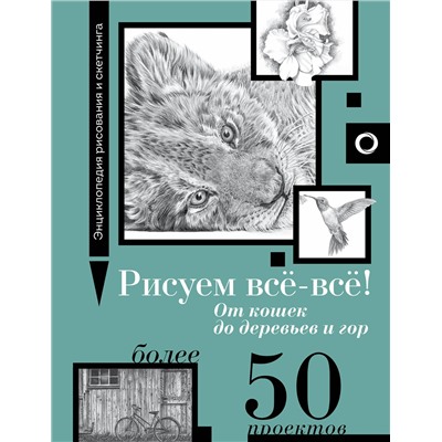 АСТ Walter Foster "Рисуем всё-всё! От кошек до деревьев и гор. Более 50 проектов"