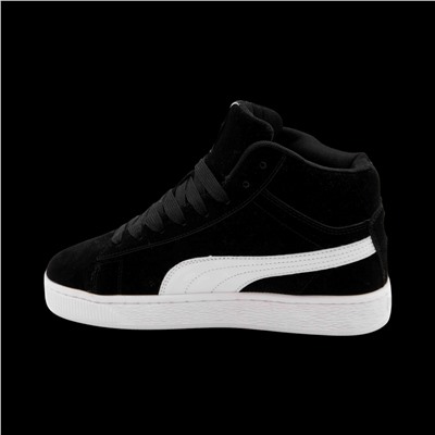 Кроссовки на меху А66 черные п/п