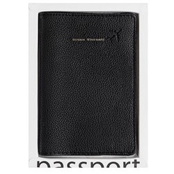 Обложка для паспорта "FLY" черный,кожзам 3-619/02 Bruno Visconti