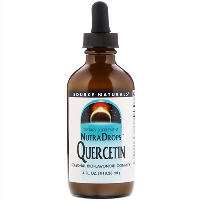 Source Naturals, Кверцетин NutraDrops, 4 жидких унции (118,28 мл)