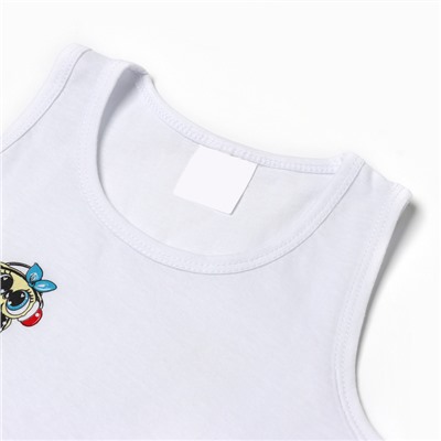 Майка для девочки, микс/принт, рост 98 см (3 г)