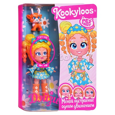 Игровой набор кукла Pets Party. Кукла Daisy и питомец