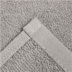 Полотенце махровое «Экономь и Я», 70×130 см, хлопок 100%, 350 г/м², серое