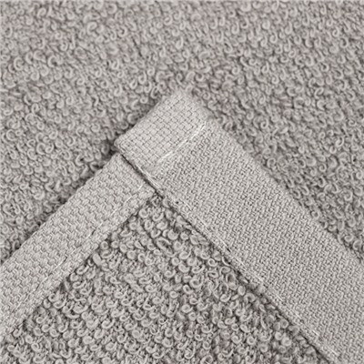 Полотенце махровое «Экономь и Я», 70×130 см, хлопок 100%, серое