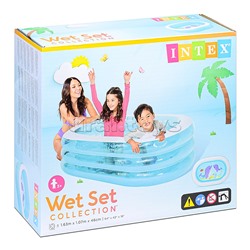 Бассейн надувной «Мои морские друзья», 163 х 107 х 46 см, от 3 лет, 57482NP INTEX