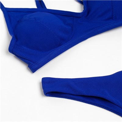 Купальник раздельный бельевой женский MINAKU, размер 42, синий