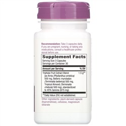 Nature's Way, Premium Blend, Triphala, 90 Vegan Capsules