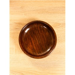 Чаша «Стебель», 17.5×17.5×5 см, дерево шишам