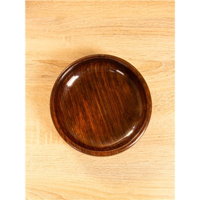 Чаша «Стебель», 17.5×17.5×5 см, дерево шишам