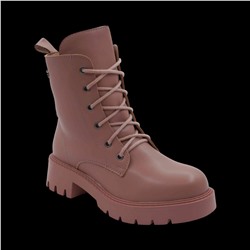 Ботинки на меху 14-10F розовые