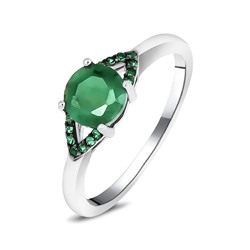 Кольцо, изумруд берилл , наноизумруд, SL-RIC110
