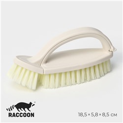 Щётка утюжок для уборки двойная Raccoon Breeze, 2 шт., 18.5×5.8×8.5 см, ворс 2.7 см, молочная