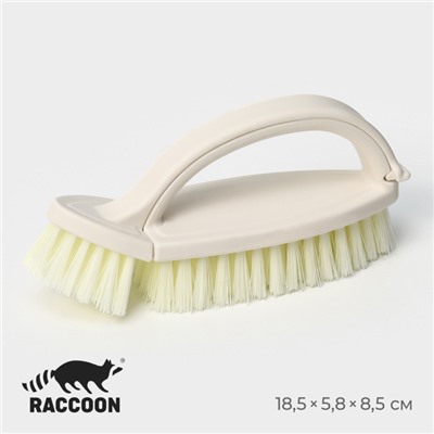 Щётка утюжок для уборки двойная Raccoon Breeze, 2 шт., 18.5×5.8×8.5 см, ворс 2.7 см, молочная