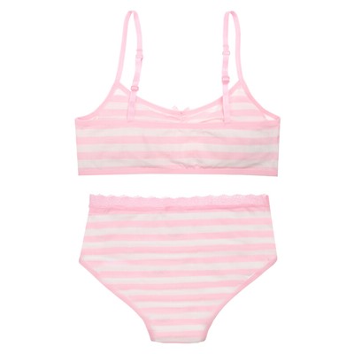 Комплект трикотажный для девочек: топ, трусы