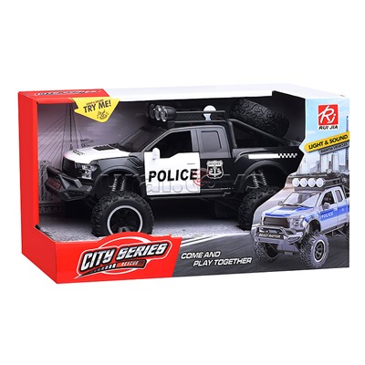 Машина "Полицейский патруль" (свет, звук) в коробке