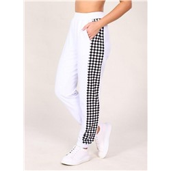 Брюки "Шашки" (Белый)