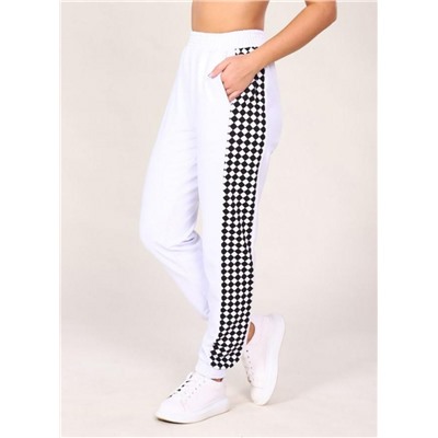 Брюки "Шашки" (Белый)