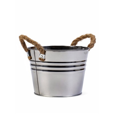 Кашпо «Ведёрко Элла», 15×11×11 см