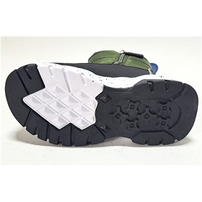 65-0135A хаки Сапоги зима для мальчиков (31-36)/12