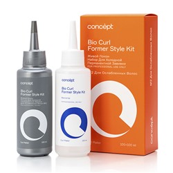 CONCEPT Bio Curl №2 Набор для холодной перманентной завивки для ослабленных волос 100+100 мл