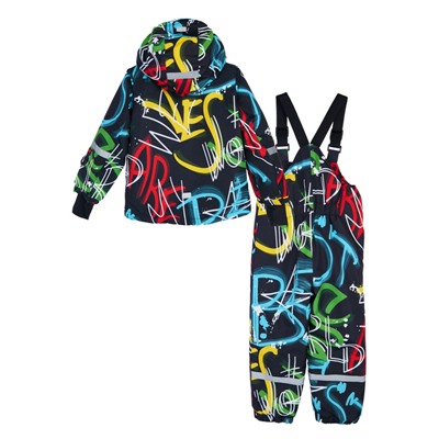 Комплект текстильный с полиуретановым покрытием для мальчиков: куртка, полукомбинезон