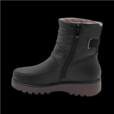 Сапоги на меху 8201-1 черные