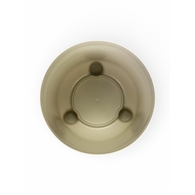 Кашпо для цветов «Шэнк», 29 л, d=35.7 см, h=36.6 см, пластиковое, с автополивом, со вставкой, на ножках, белое