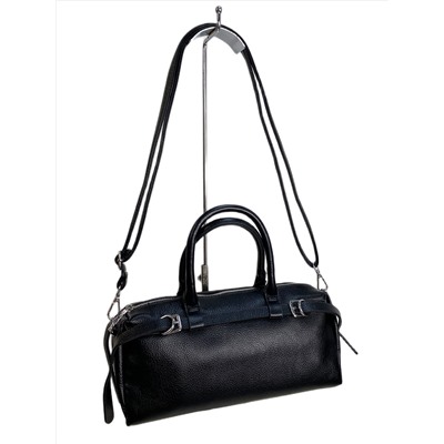 Женская сумка из искусственной кожи, цвет черный