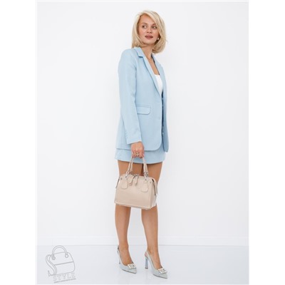 Сумка женская кожаная 0913-2Q apricot Polina&Eiterou