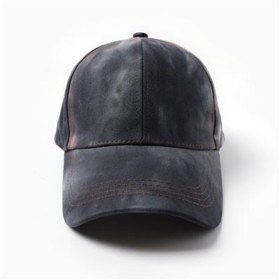 Кепка «Бейсболка» детская, цвет коричневый/тай-дай, размер 54-56