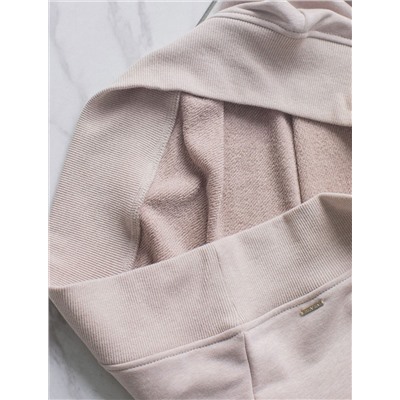 Свитшот свободный из петельчатого футера двухнитки с эластаном