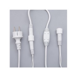 УЦЕНКА Гирлянда «Бахрома» 3×0.9 м, IP44, УМС, белая нить, 160 LED, мерцание белым, 220 В, свечение тёплое белое