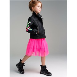 Куртка кожаная для девочек