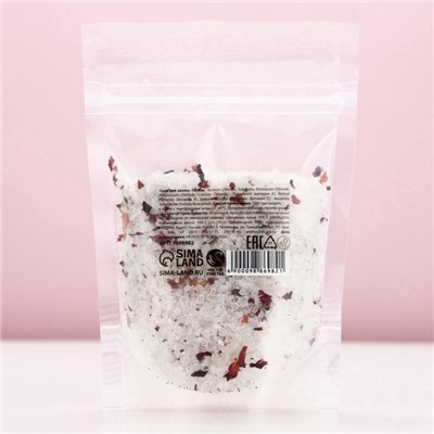 Соль для ванны с лепестками роз Bath salt, 150 г, ЧИСТОЕ СЧАСТЬЕ